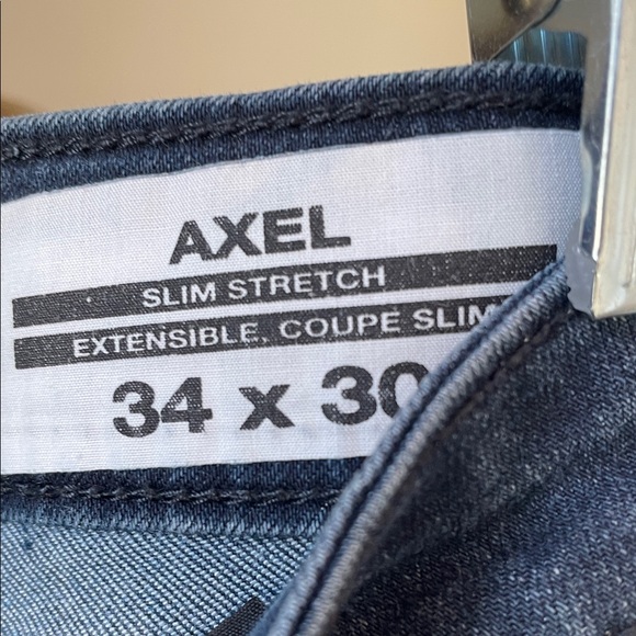 David Bitton Buffalo Men's Blue Jeans. Style “Axel” Slim Stretch. These look new - Picture 2 of 11